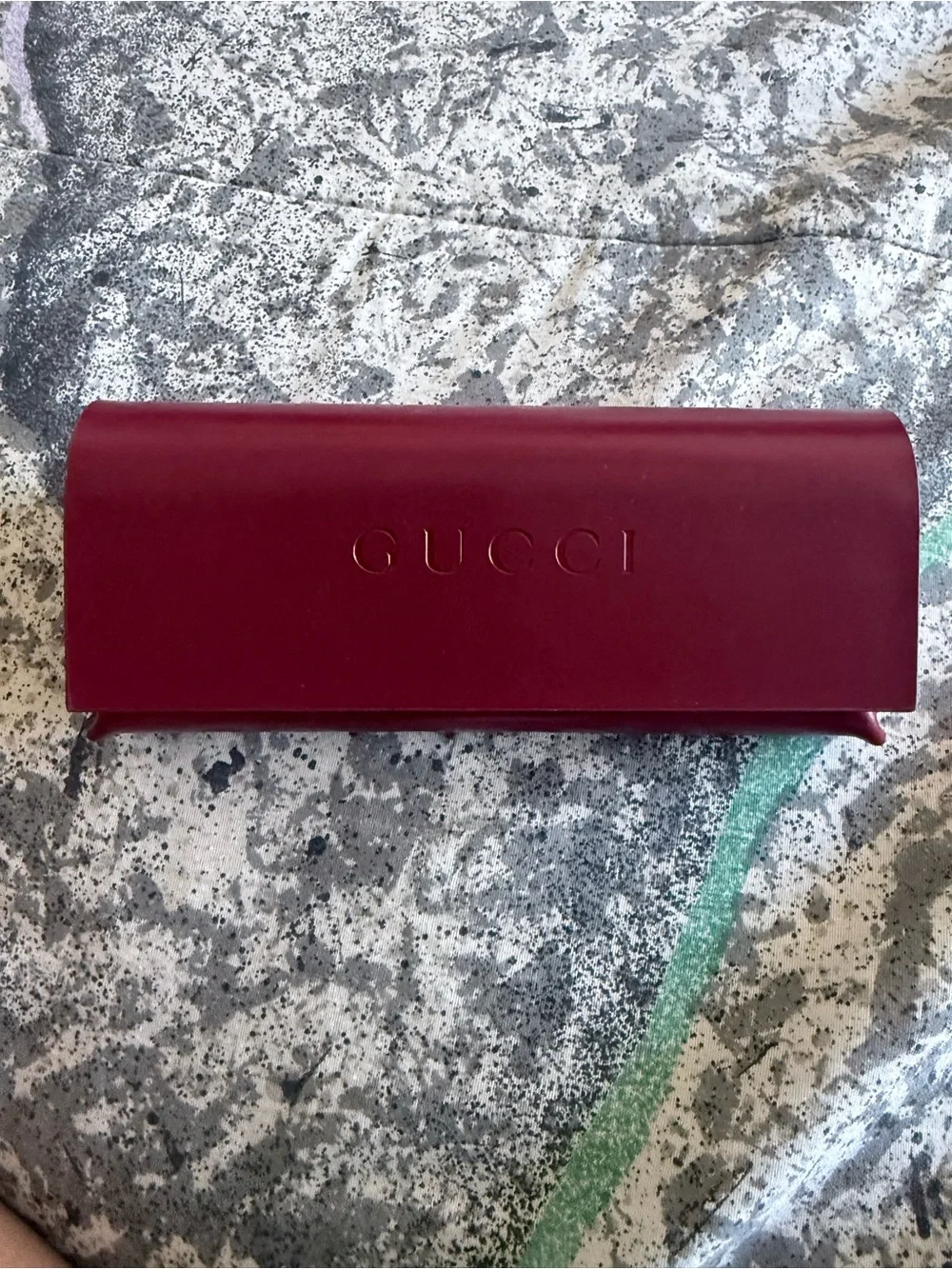 Gucci Gold Frame Sunglasses with Gray Lenses